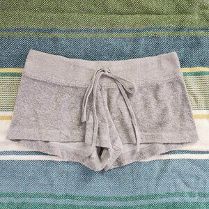 Y2K hard tail gray terry cloth short shorts size small